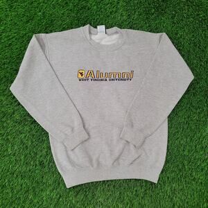 Vintage WVU West-Virginia Sweatshirt Women S 20x24 Baggy USA
